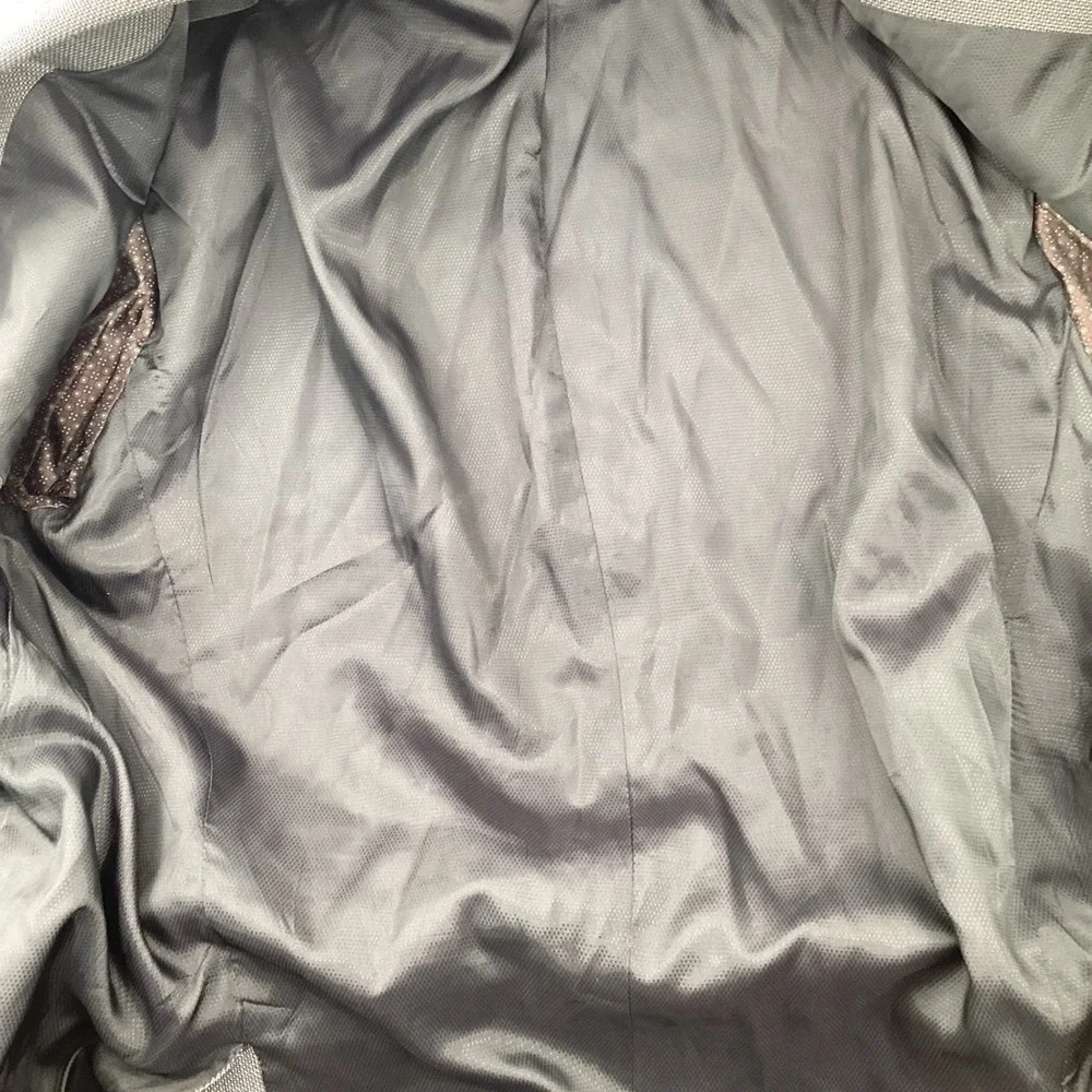Michael Kors Mens Grey Textured Two Button Blazer Sport Coat 48L Macys Store‎